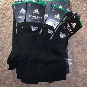 10 Adidas Utility Long Socks Large